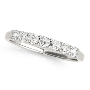 Inline Diamond Wedding Band OV51097-W